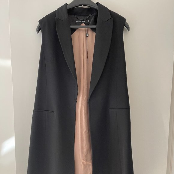 KAREN MILLEN Longline Tailored Waistcoat - Picture 3 of 15